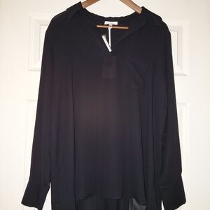Pleione Classic Black Blouse